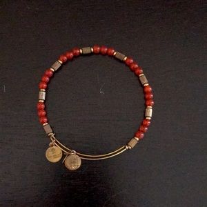 Alex and Ani red beaded bracelet